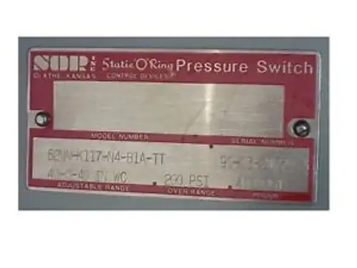 SOR 5NN-K1-N4-B1A-TT 40-0-40 PRESSOSTATI/VUOTATORI