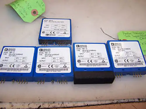5 ANALOG DEVICES ISOLATED WIDEBAND MODULE 5B41-07 MILLIVOLT INPUT 5B30-03