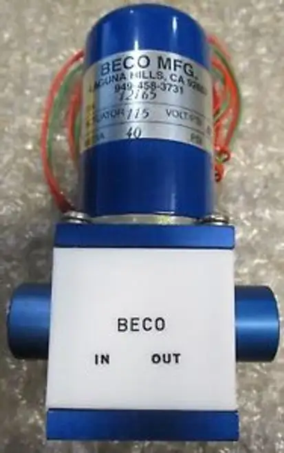 BECO MFG. 12165 ACTUATOR 115 VOLTS/PSI AC MEDIA 40 PSI (DR1D3)