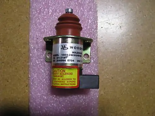 WOODWARD SOLENOID SYNCHRO-START # SA-3187 NSN: 5945-01-280-5477 # 1503-24C6U4BS