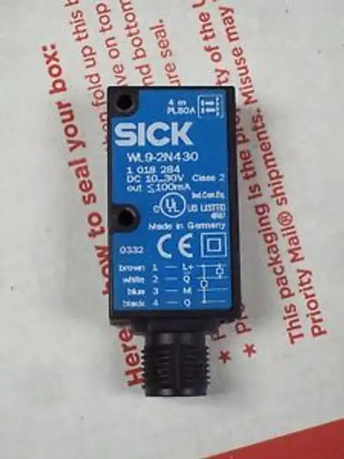 SICK OPTIC ELECTRONIC WL9-2N430 sensore fotoelettrico