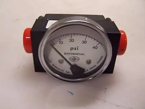 ORANGE RESEARCH 0-40 PSID PRESSURE GAUGE 1203PGS-1A-2.5L-A 1/4 NPT PORT
