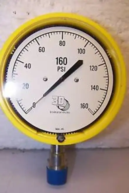 3D INSTRUMENTS GAUGE 25504-45C54 160 PSI 4 FACE