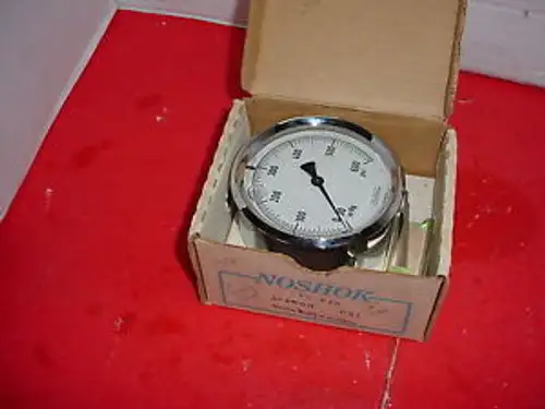 Hok 40 310 600psi 4 diameter liquid filled pressure gauge