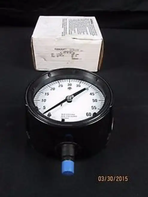 NOS ASHCROFT 45-1279-SS-02L-60# DURAGAUGE 0-60 PSI RANGE SZ 4-1/2 SIZE 4-1/2
