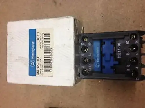 DSL17-10A Westinghouse Contactor 6711C91G03 120VAC