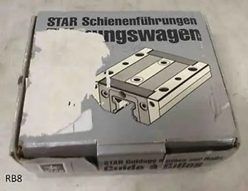 Star Ball Rails Linear Slide Bearing Runner Block 5.5 x 5 1604-413-10