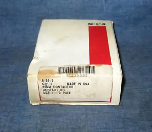 Cutler Hammer Eaton 3 Pole Contact Kit 6-65-2 Nema Size 1 A1 B1 65mm