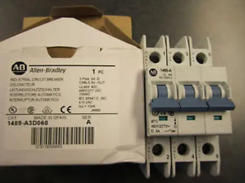 Allen Bradley 6A 1489-A3D060 Circuit Breaker