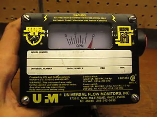 UFM Universal Flow Monitor SN-BSE5GM-6-32V1.0-A1NR-C B27376 Meter