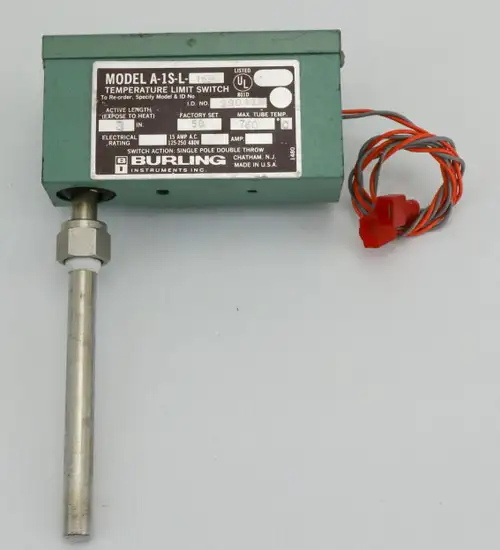 Burling A-1S-L-169 Temperature Limit Switch