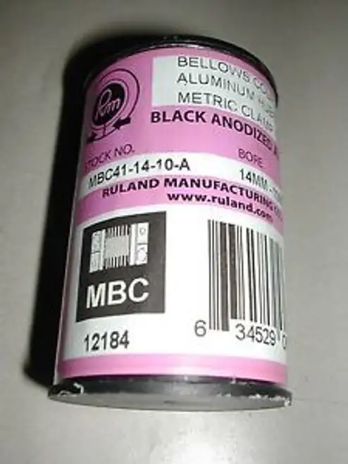 RULAND MANUFACTURING MBC41-14-10-A Coupling Bellows Clamp 14mmx10mm B14