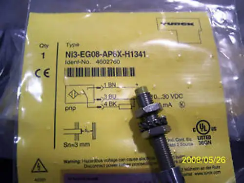 TURCK IND PROXIMITY SENSOR ~Ni3-EG08-AP6X-H1341~