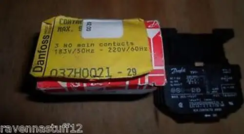 DANFOSS 037H0021-29 CONTACTOR