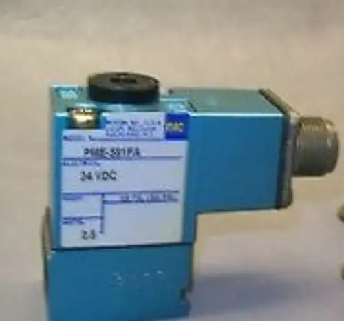 Mac PME-519FA Pilot Valve 24 VDC Coil 2 Pin Amphenol Connector