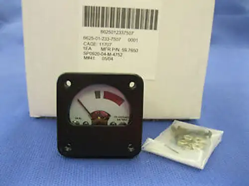 IDEALER ARBITRÄRER SKALENGLEICHSTROMZÄHLER P/N 59.7650 NSN 6625-01-233-7507