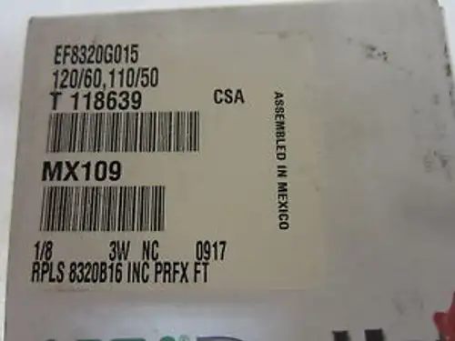 ASCO EF8320G015 SOLENOID VALVE