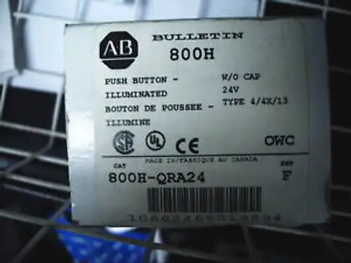AB 800H-QRA24 Ser.F ILLUMINATED PUSH BUTTON