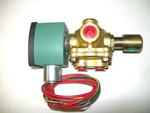 Asco 8342G1-Mo 120/60 1/4Npt 4-Way Nc Brass Solenoid Valve