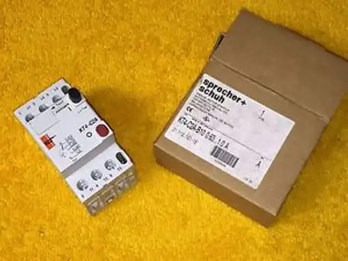 Sprecher + Schuh Kt4-C2A-B10 Series A Manual Motor Starter .63-1.0 Amp