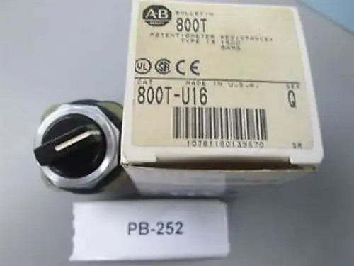 Allen Bradley 800T-U16 Ser Q 3 Position Maintain Selector Switch