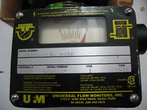 Ufm Sn-Bsb5Gm-4-130V.9-A3Nr Lube Flow Meter 5 Gm