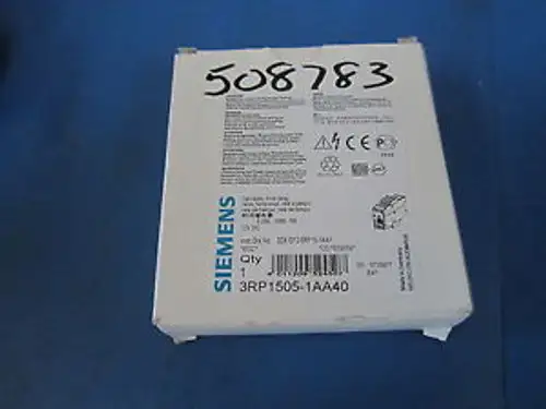 Siemens 3Rp1505-1Aa40 .05 - 100H Time Delay Relay