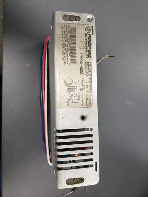 Power-One MAP80-4000 110V/60Hz 2.5A 230V/50Hz 1.6A 電源
