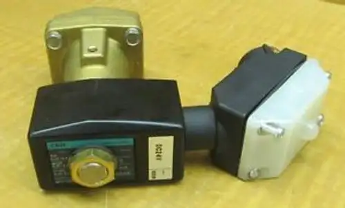 CKD AP11-10A 3/8パイプ10Bオリフィス24VDCインラインマウントソレノイドバルブ