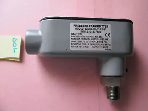 In Dwyer Pressure Transmitter 626-09-Ch-P1-E5-S1 0-50 Psig 212-1