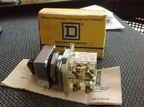 Square D Hoist 3 Position Switch 9001-Kxsdcbh1 Type Ka-1 Class 9001