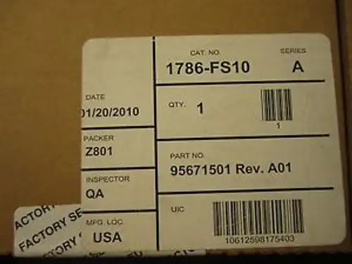 Allen Bradley 1786-Fs10 Cable .