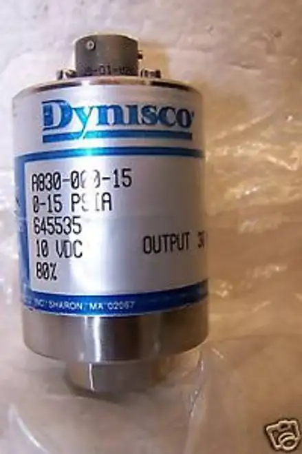 Dynisco A830 Transducer A830-000-15 0-15 Psia
