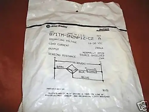 Allen Bradley 871Tm-Dn2Np12-C2 Sensor 871Tmdn2Np12C2