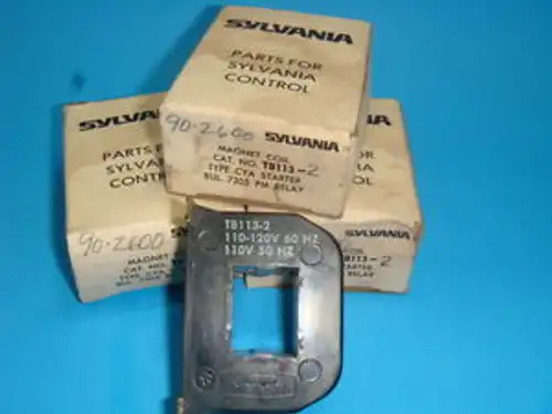 3 Clark/Sylvania Magnetic Coil Cat No. Tb113-2 In