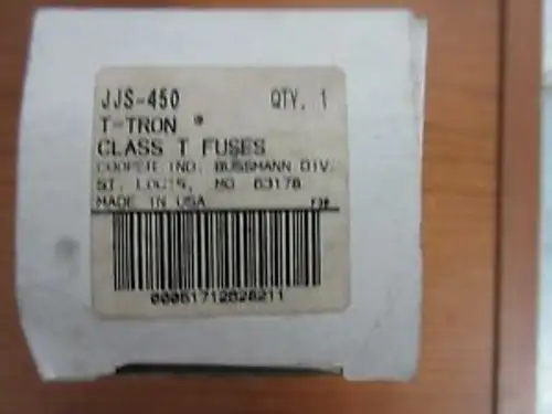 Cooper Bussmann Jjs-450 Class T fusível