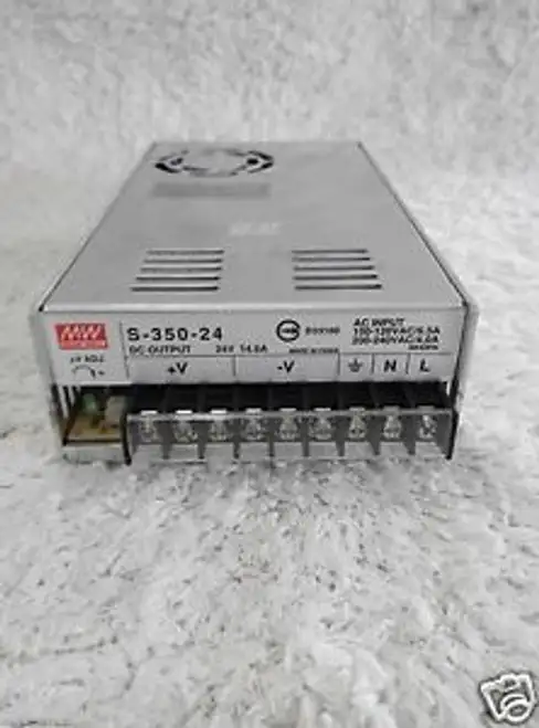 Meanwell 350W Single Output Switching Power Supply S-350 24 Volts