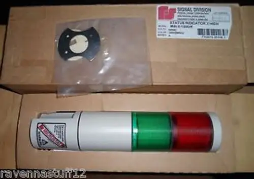 Federal Signal Msl2-120Gr Status Indicator Lights 120 Vac