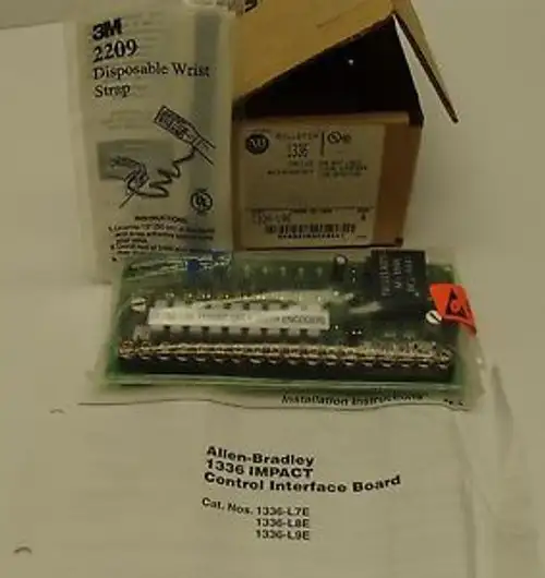A-B Allen Bradley 1336-L9E 115Vac 邏輯PCB組件帶編碼器丟失檢測