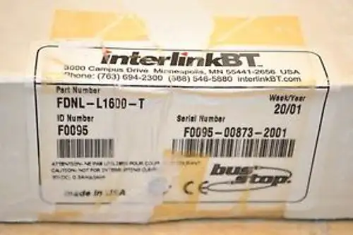 Turck FDNL-L1600-T Aim Style DeviceNet Station Busstop