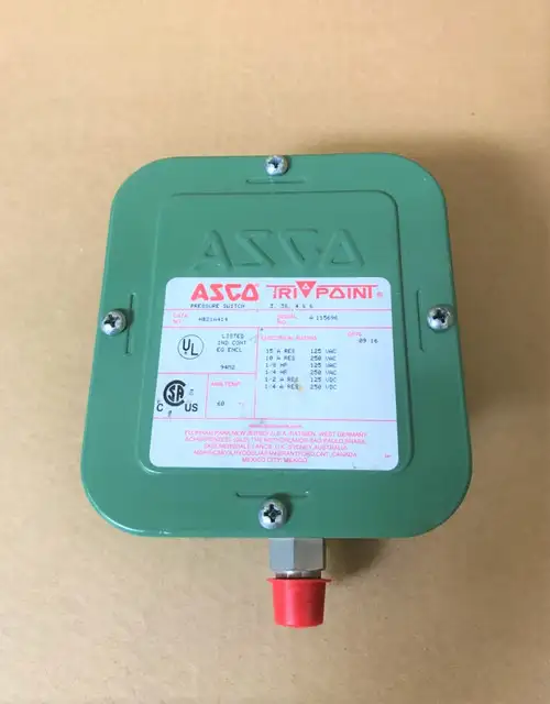 Asco Hb21A414 Tri-Point Pressure Switch /