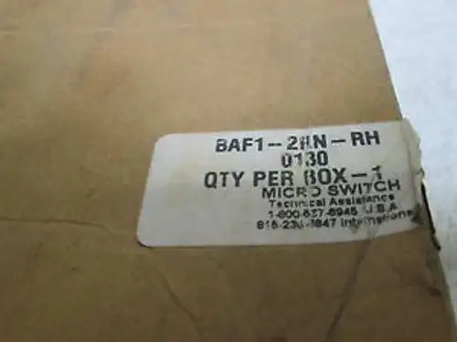 Micro Switch BAF1-2RN-RH Limit Switch