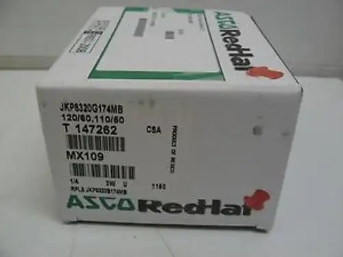 Asco Jkp8320G174Mb Solenoid Valve 120V Go Hz 110V 50 Hz 1/4 Pipe 17.1 Watt