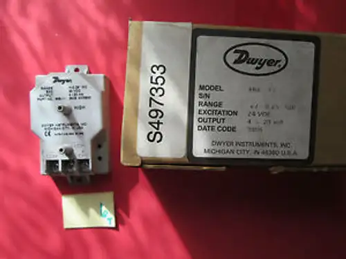 In Dwyer Differential Pressure Transducer 668-11 24 S497353 H3-3