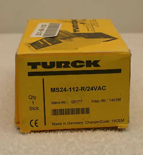 Turck Ms24-112-R Ms24112R 24Vac Multisafe