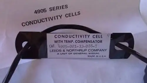 Leeds And Northrup Company 4905 Series Conductivity Cell 4905-001-33-088-7