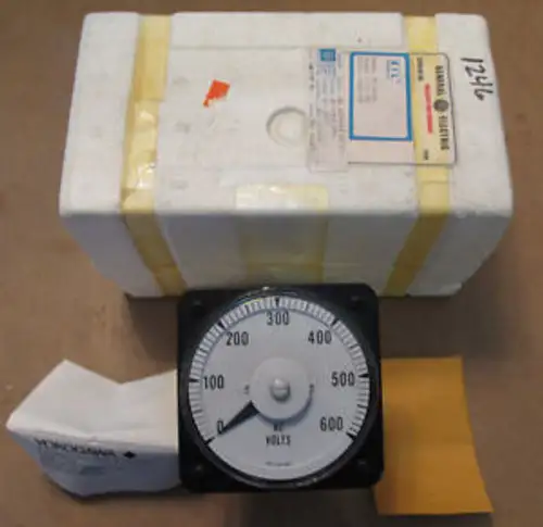 Ge Ye 103021Sjsj Voltmeter Range 0-150Vac Scale 0-600Vac Ye Ab-40 Yokogawa