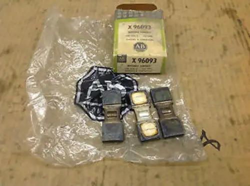 3 Piece- Allen Bradley X-96093 Movable Contact Size 4 Starter Contactors