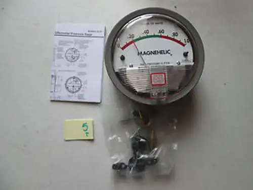 Dwyer 2001-Lt 0-1.0 Inches Of Water Max 180-1 Magnehelic Pressure Gauge