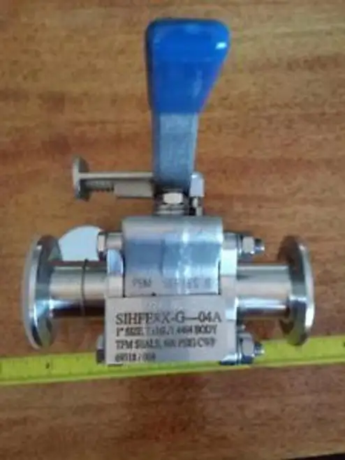 Pbm 1 316L Sanitary Ball Valve W/ Flange Ends Sihfe8X-G-04A